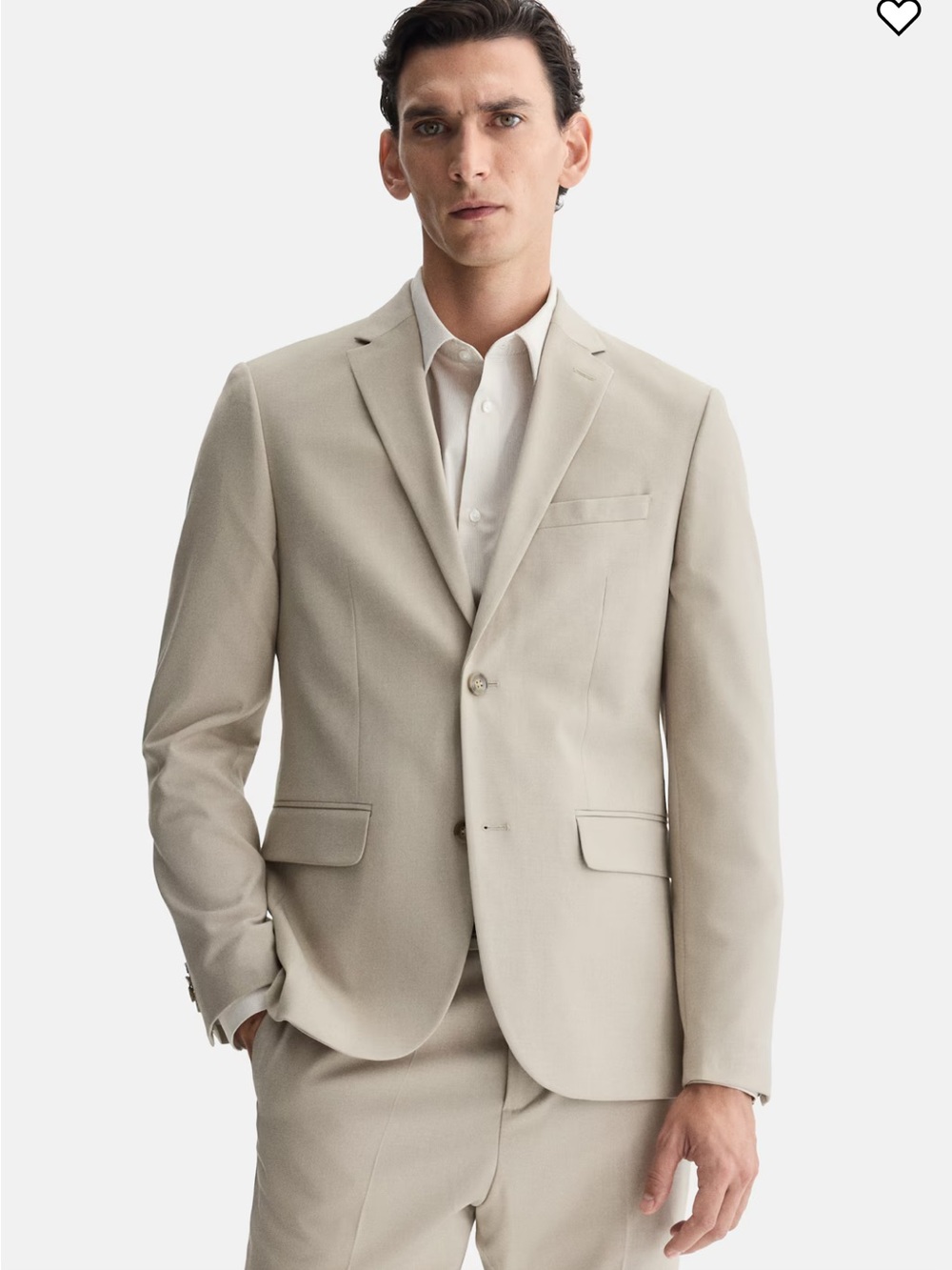 NWT H&M Slim Fit Jacket in Beige